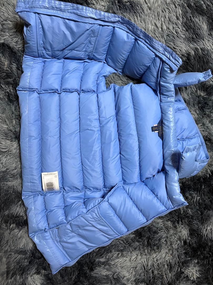 Polo Ralph Lauren ライトブルー ダウンベスト XLT/TG