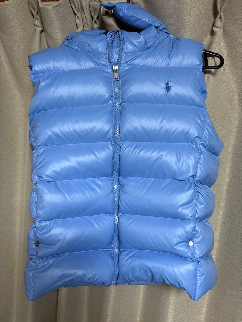 Polo Ralph Lauren ライトブルー ダウンベスト XLT/TG