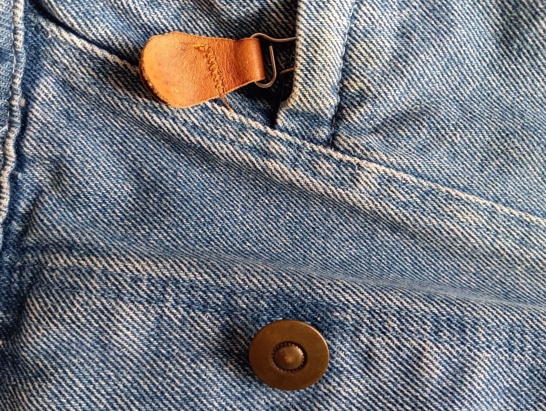 【イタリア製】 希少 POP84 デニムジャケット 80s~90s ユーロ古着