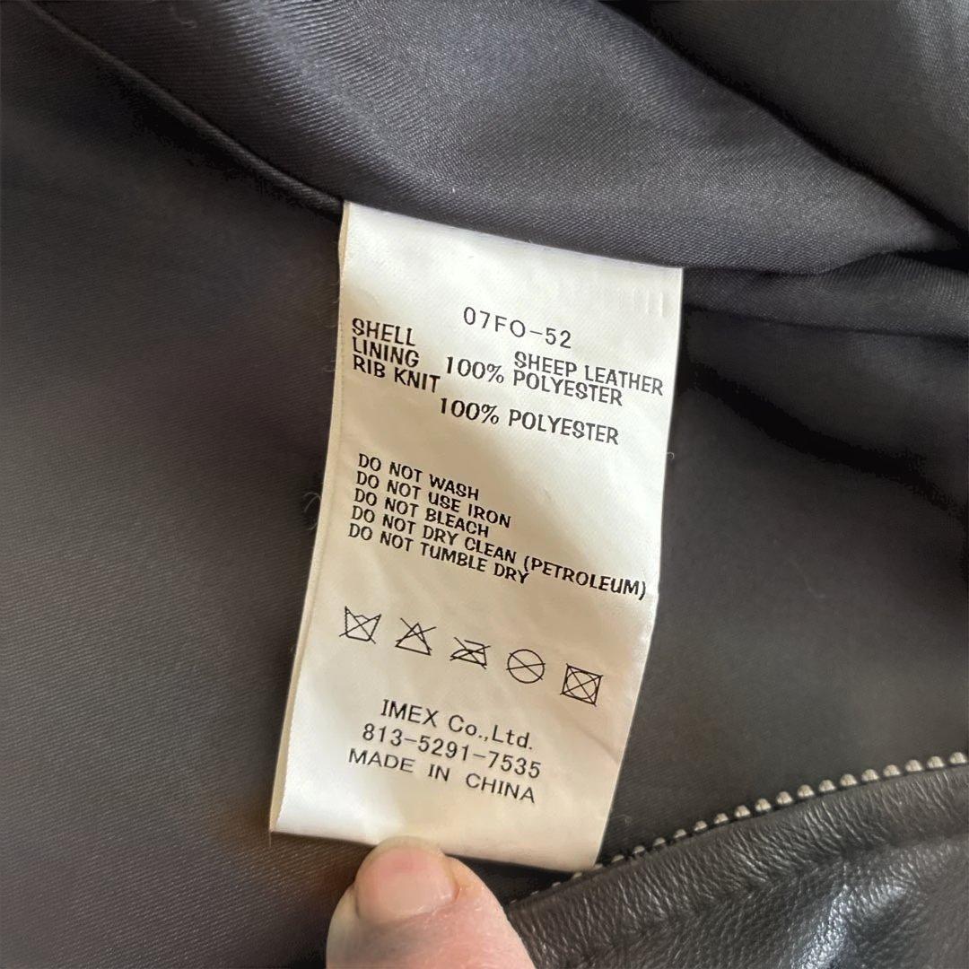 レザージャケット 革ジャン　本革