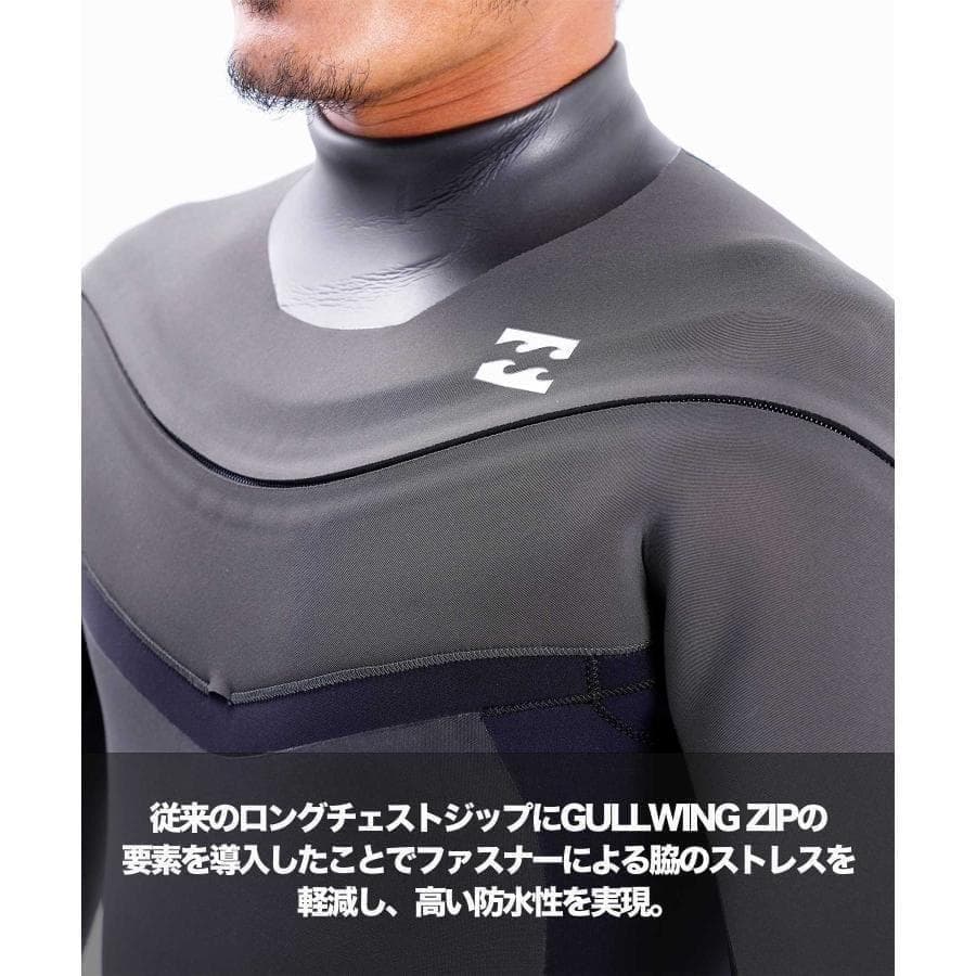 極美品 _BILLABONG 5x3ロングチェストジップセミドライ