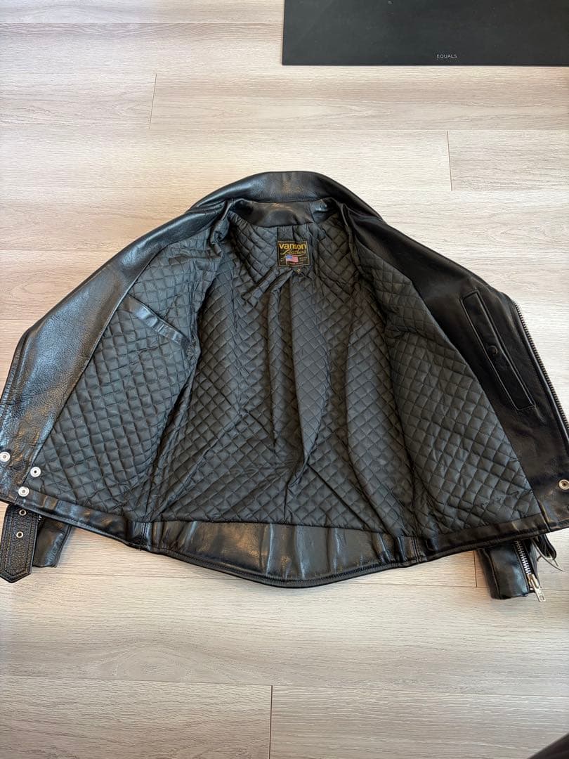 VANSON バンソン ダブルライダース レザージャケット USA製 サイズ34
