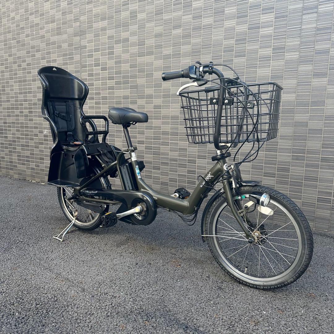 ブリヂストン　アンジェリーノ20インチ リアチャイルドシート付き