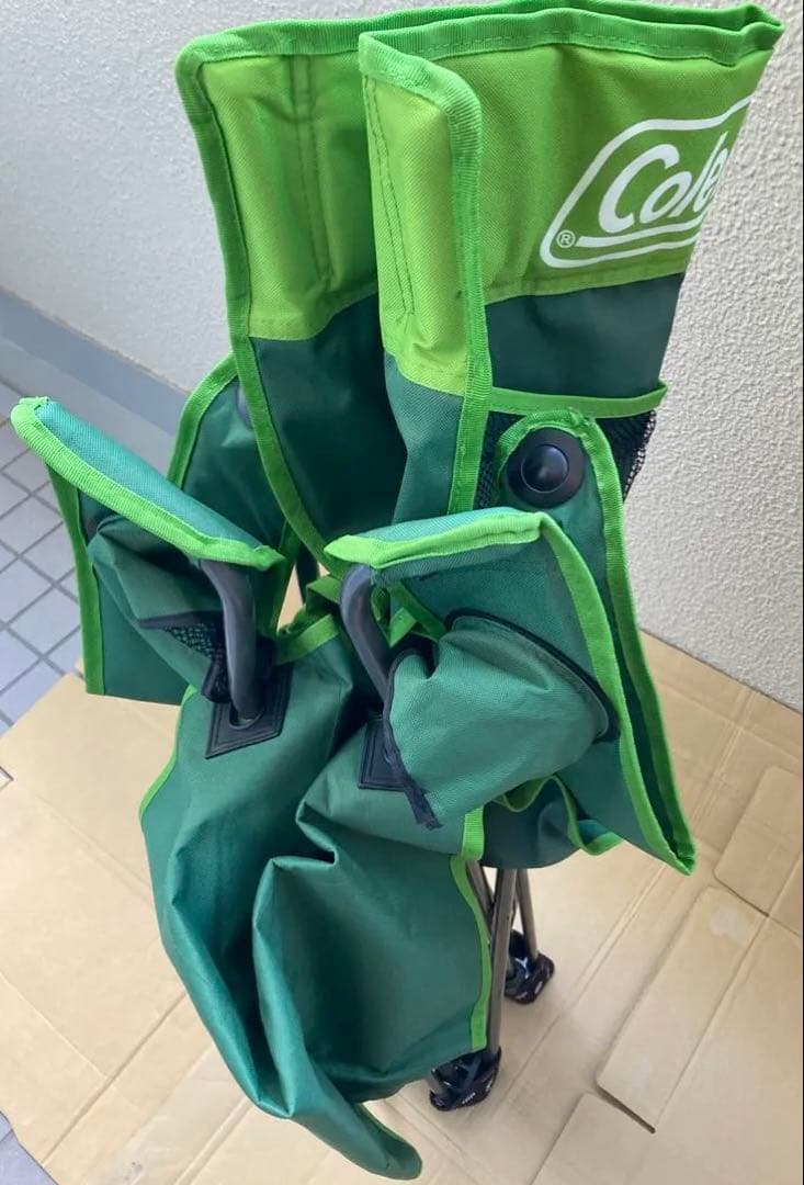 【美品】Coleman コールマン イージーリフトチェアST（グリーン）