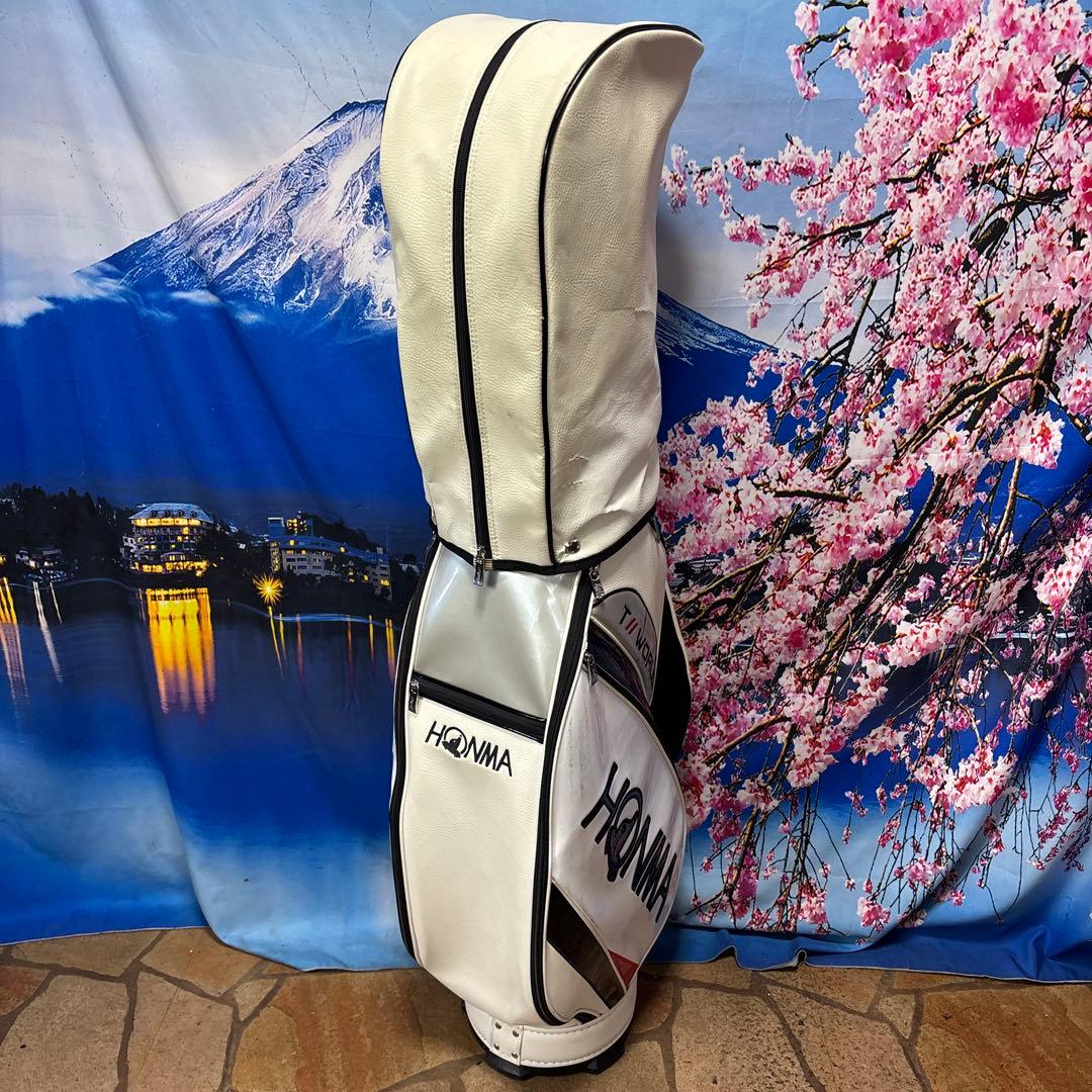 寶BW-1185 HONMA ホンマ キャディバッグ ホワイト