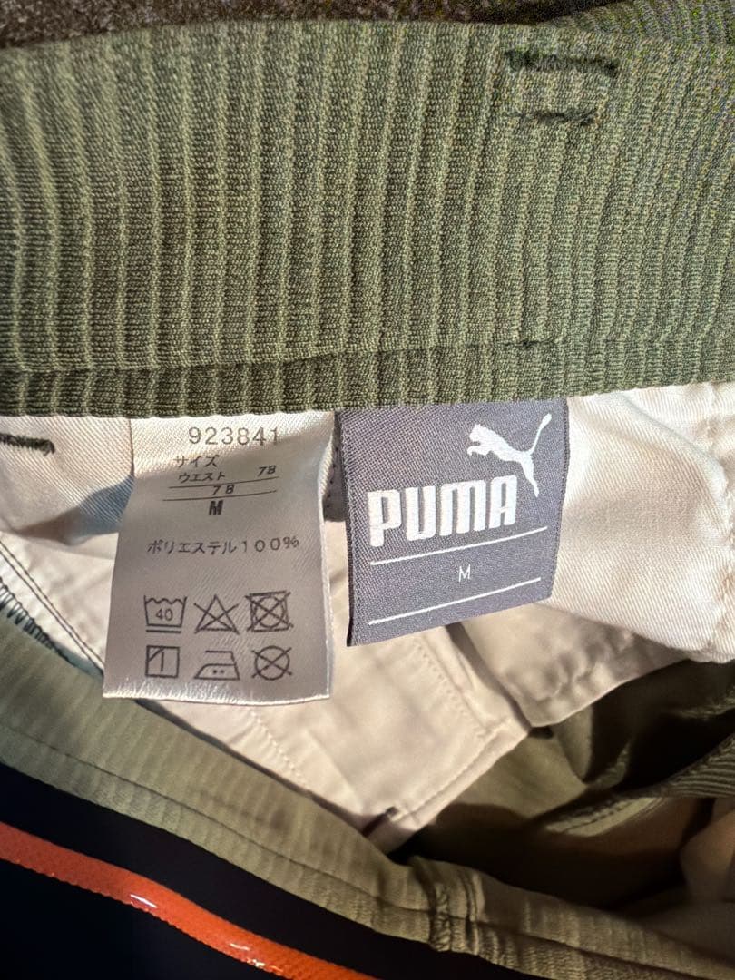 PUMA ジャージセットアップMサイズ オリーブグリーン