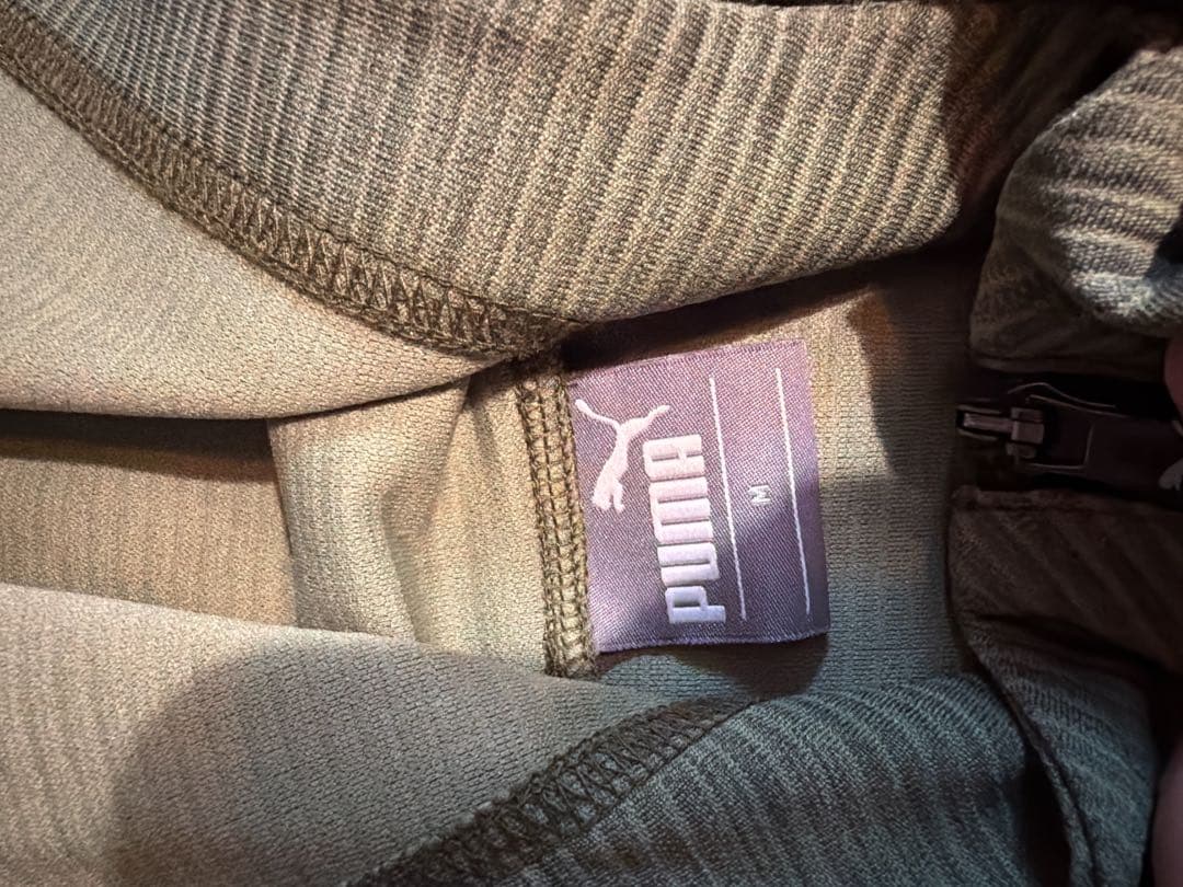 PUMA ジャージセットアップMサイズ オリーブグリーン