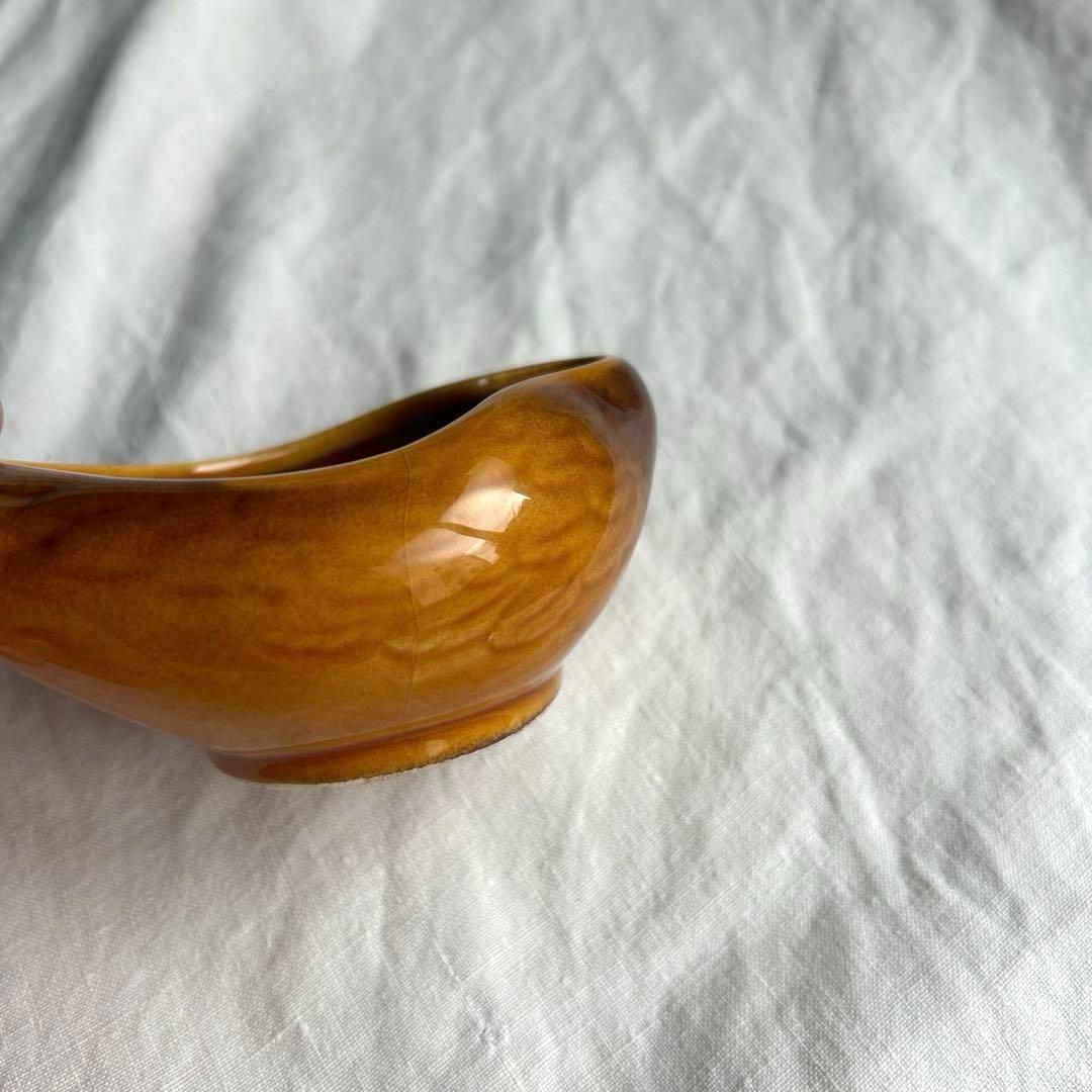 フランスアンティーク　小鳥のクリーマー　ソーシエール　シュクリエ　小皿