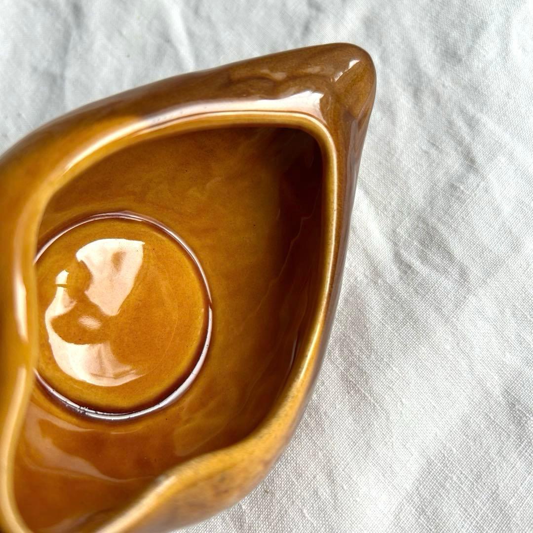 フランスアンティーク　小鳥のクリーマー　ソーシエール　シュクリエ　小皿