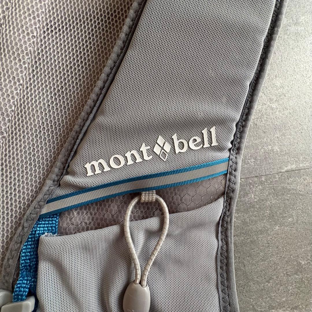 M*様 モンベル クロスランナー ベストパック 3 ライトグレー