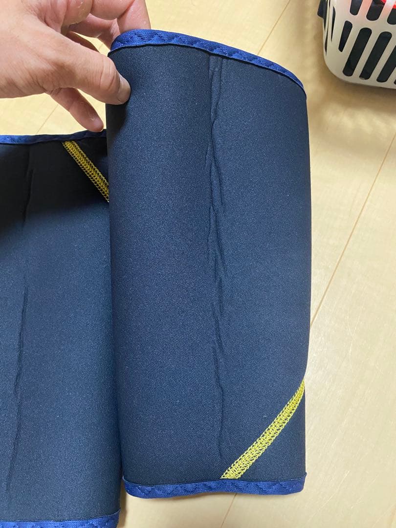 SBD ニースリーブ ネイビー/イエロー 1サイズ