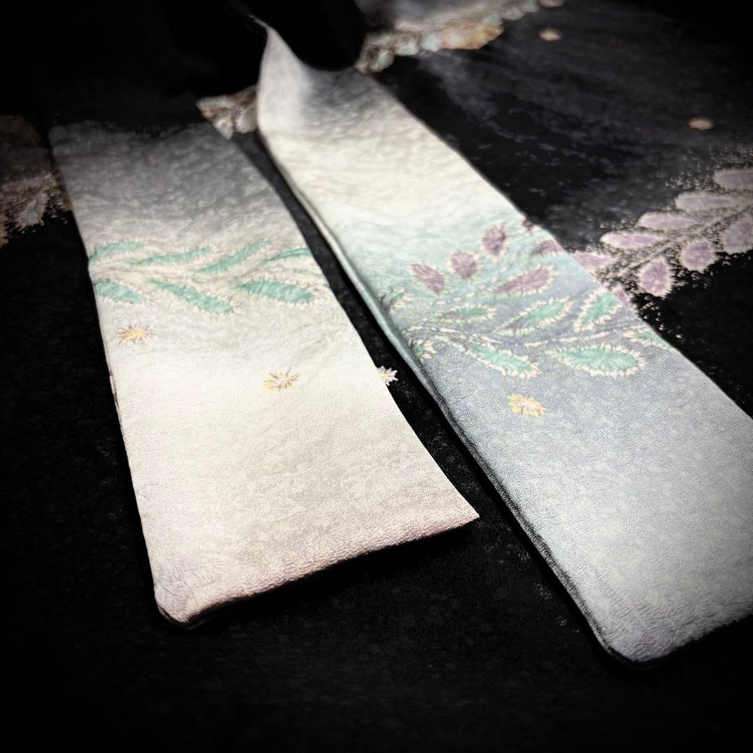 ふぅ☆　着物リメイクワンピース　訪問着　ドレス　辻が花　ボレロ付き　リピ割