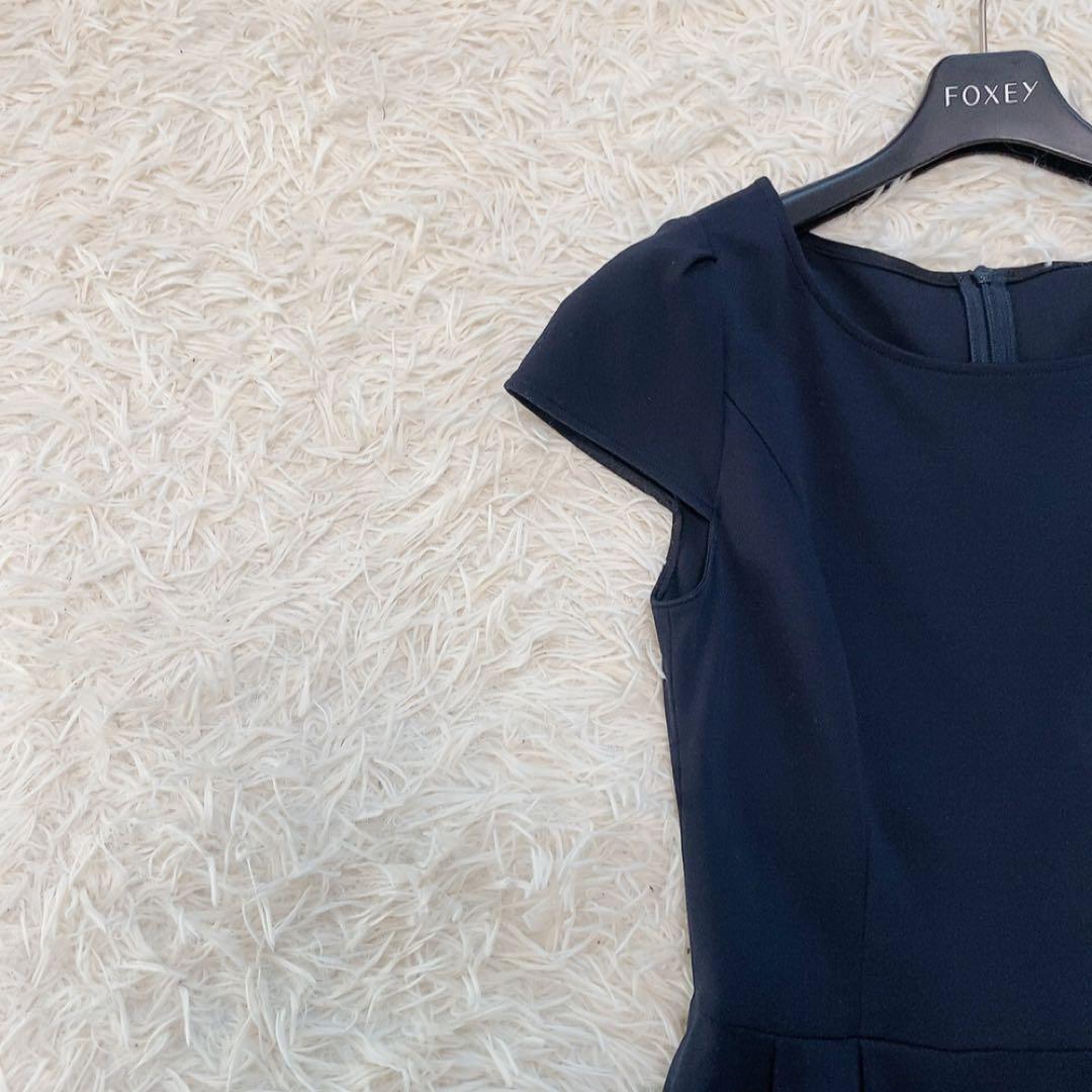 【人気】ルネ 22SS コットンジャージーロングワンピース パール プリーツ