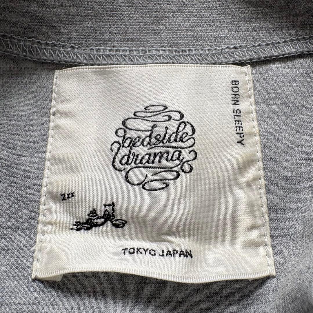 bedside drama ベッドサイドドラマ　ワンピース　切替　半袖　裾ボタン