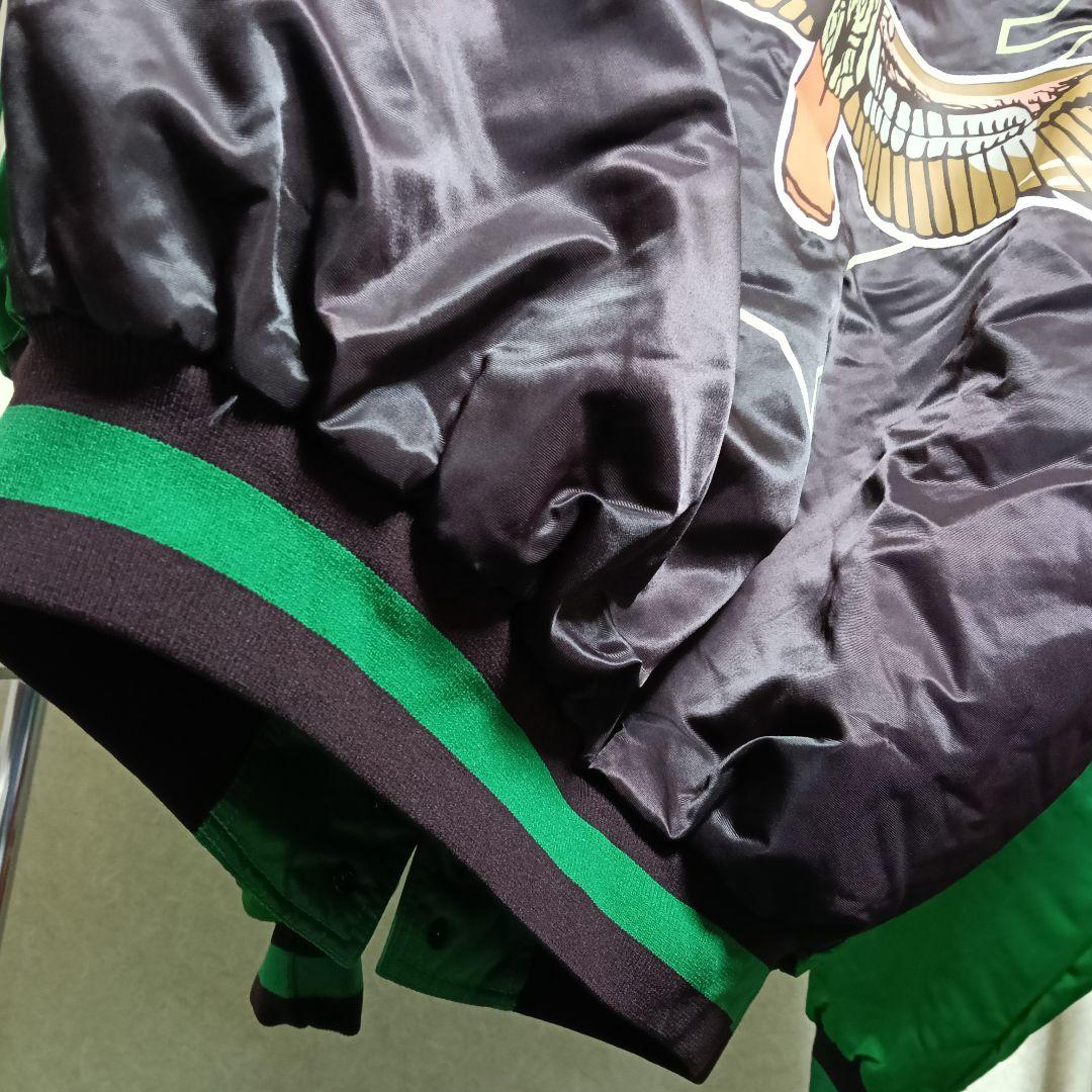 【激レア極美品】ローリングス製 ダイエーホークス 裏起毛スタジャン／グリーンLL