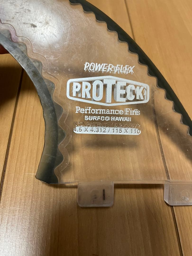 PRO TECK Performance Fins 3枚セット+FCS2パーツ有