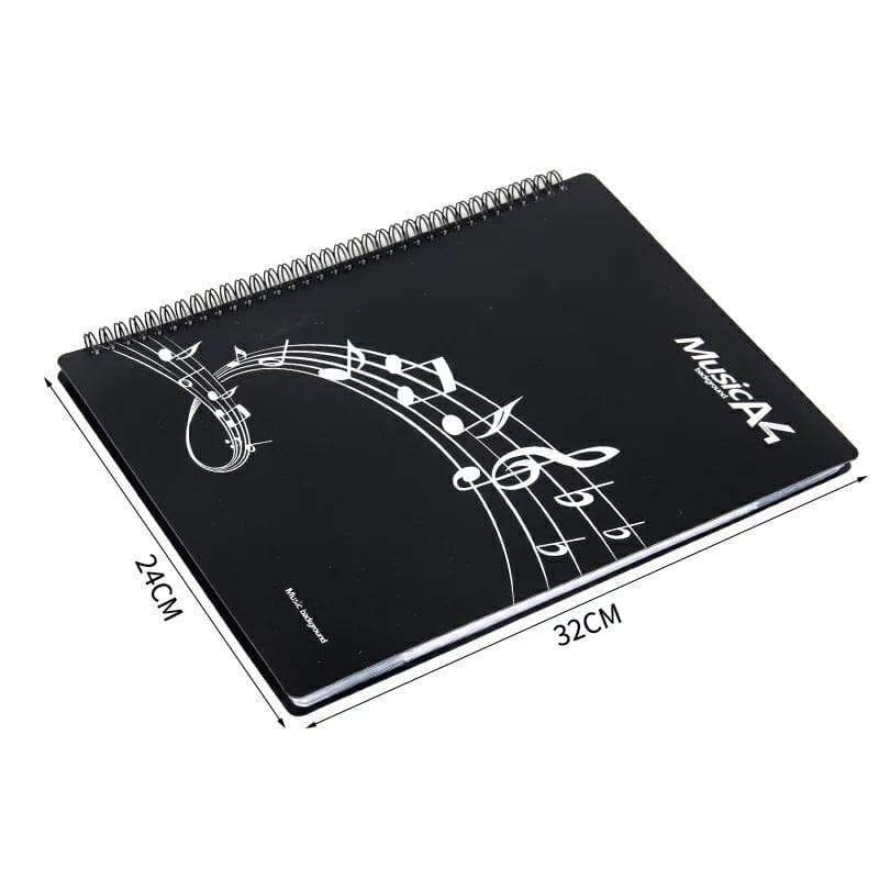 譜面台(スチール製) 高さ180CM  マットブラック 演奏会 楽譜ファイル付