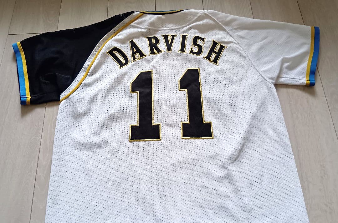 【当時物】日本ハム　ファイターズ　ダルビッシュ　ホーム　ユニフォーム　ミズノ　L