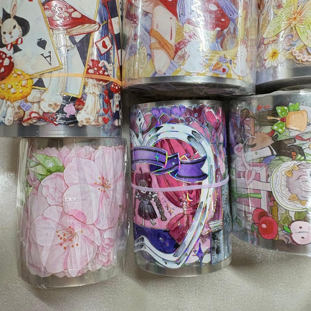 海外マステ　まとめ売り②15個セット　おまけつき　　新品未開封　中古あり