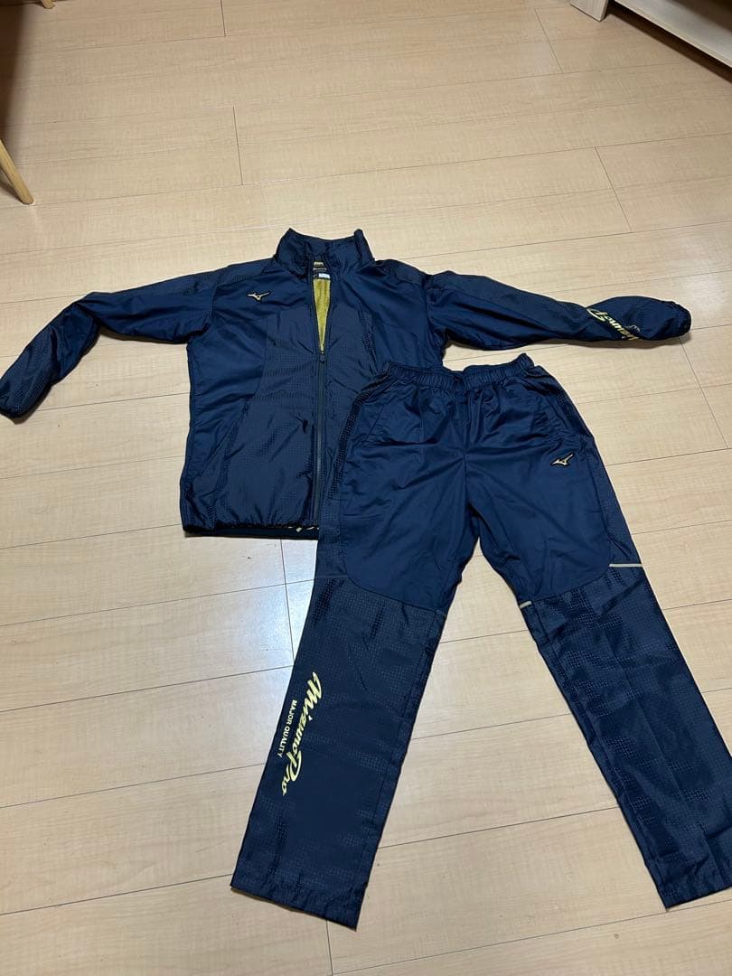 Mizuno pro ネイビー ジャケット パンツ セット Lサイズ