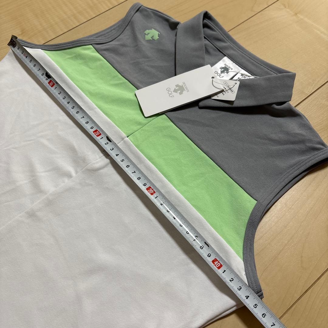 デサント　ゴルフ　ノースリーブポロシャツ　スカート　2点セット　L/M 春夏