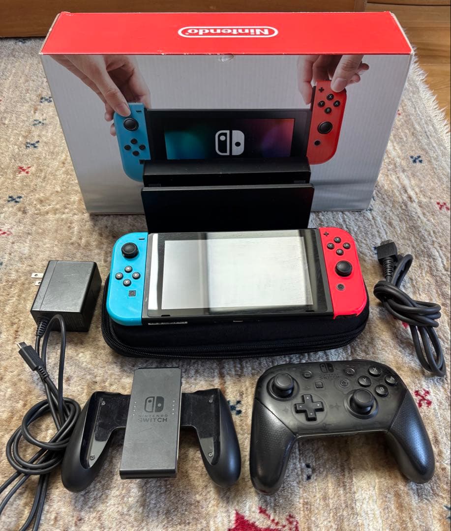 Nintendo Switch 本体　プロコン・ケース付 動作確認済