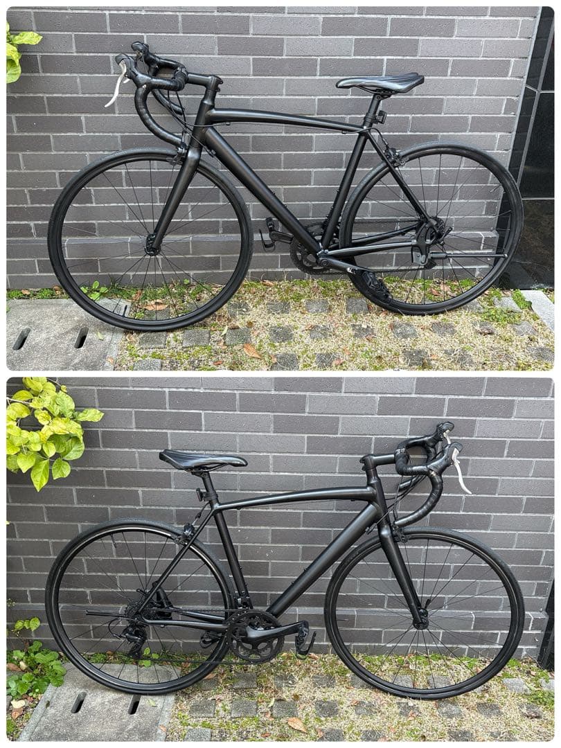 【ロードバイク】SPECIALIZED 全黒塗り　9段変速　約１０ｋｇ