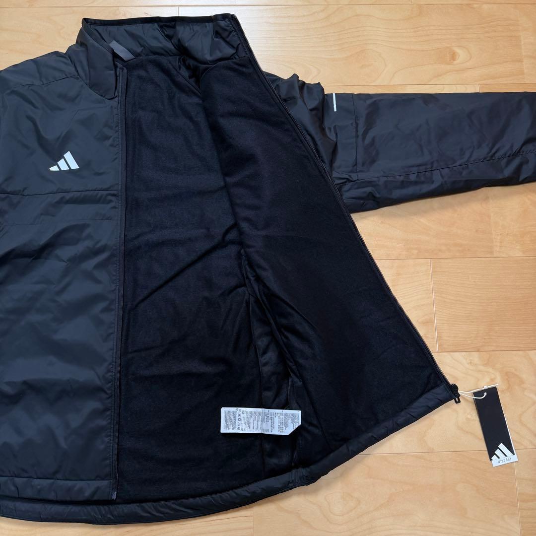 adidas アディダス　ウィンドブレーカー　テニスウェア　黒ブラック　M 新品