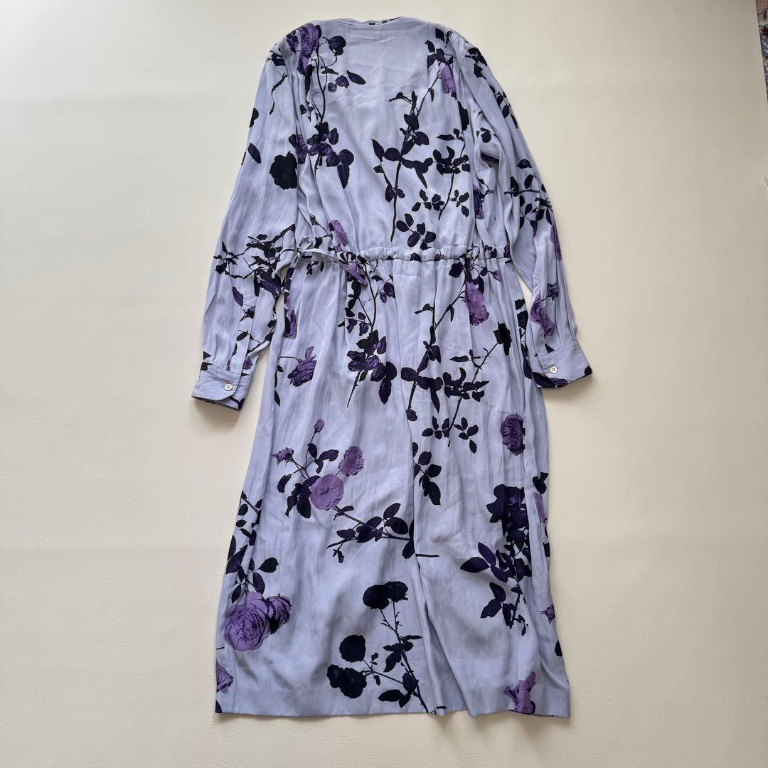 ドリスヴァンノッテン　フローラルプリント　ワンピース 花柄 長袖 38　美品
