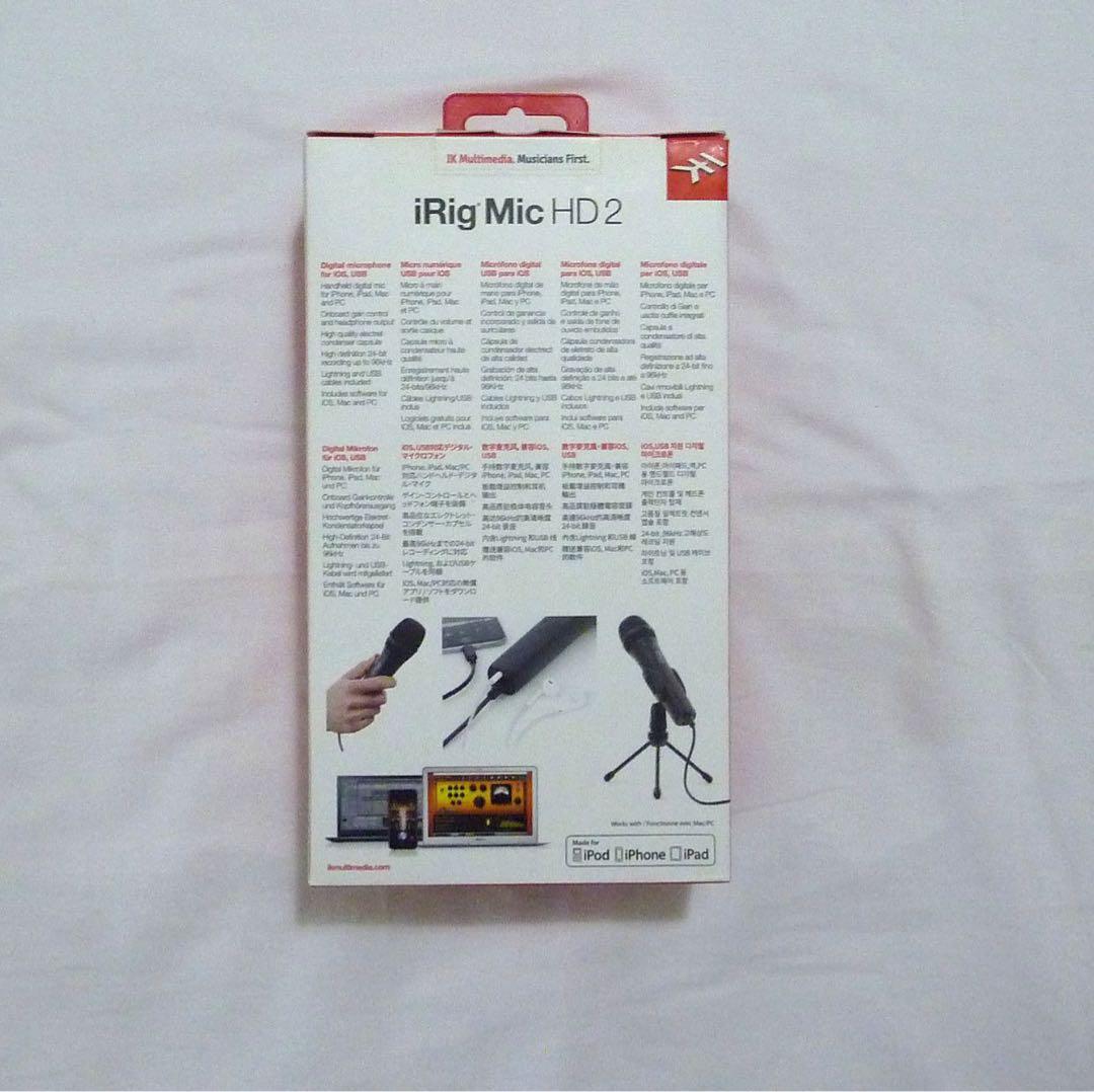 【動作良好】iRig Mic HD 2デジタルコンデンサーマイク