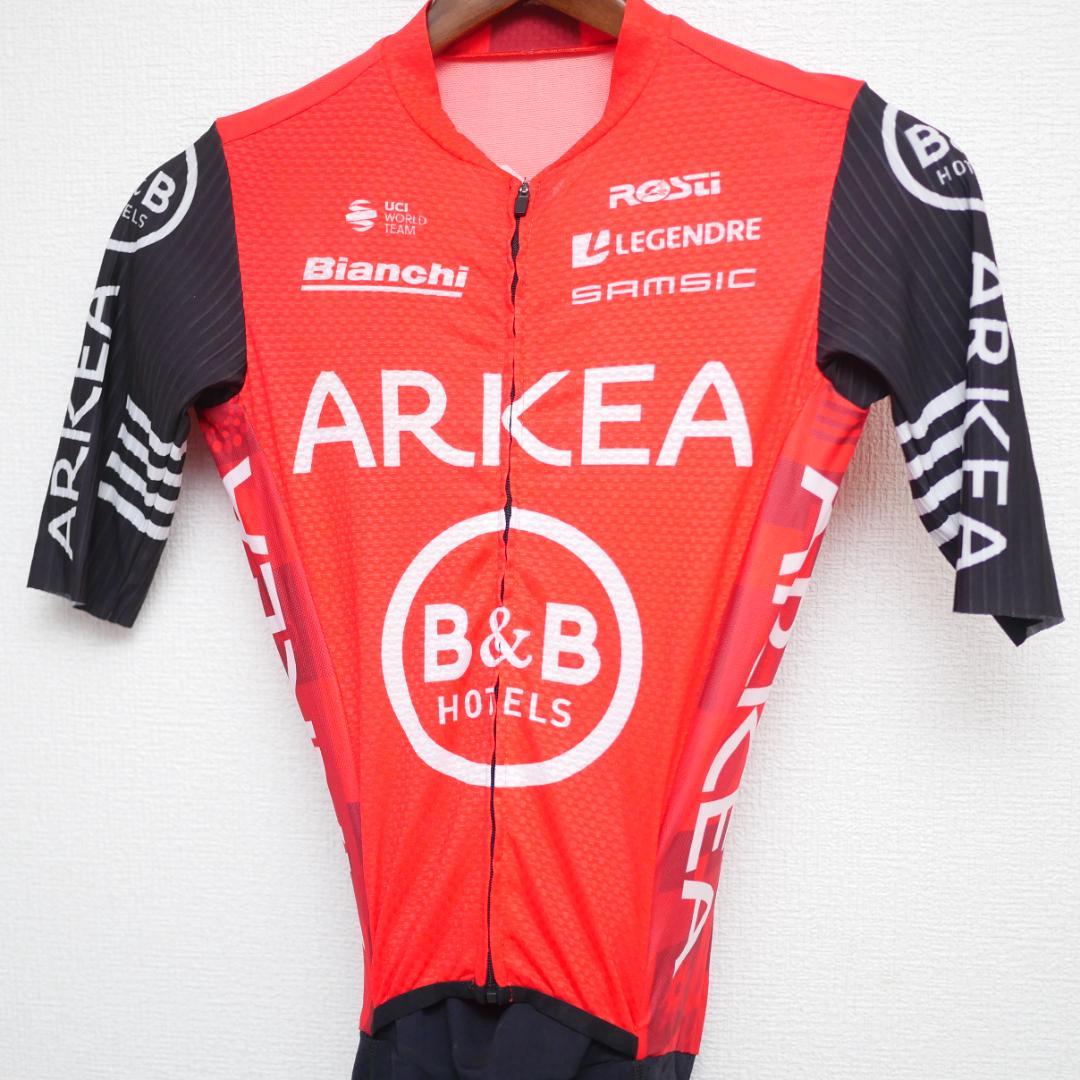 選手支給品 アルケアB&Bホテルズ ロードスーツ ワンピース ビアンキ SM相当