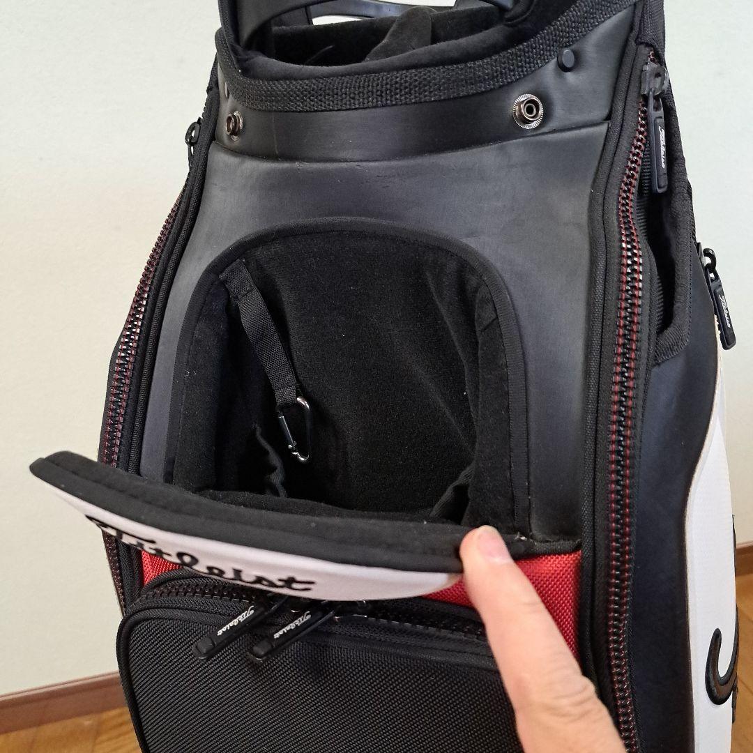 Titleist キャディバッグ 黒/白/赤