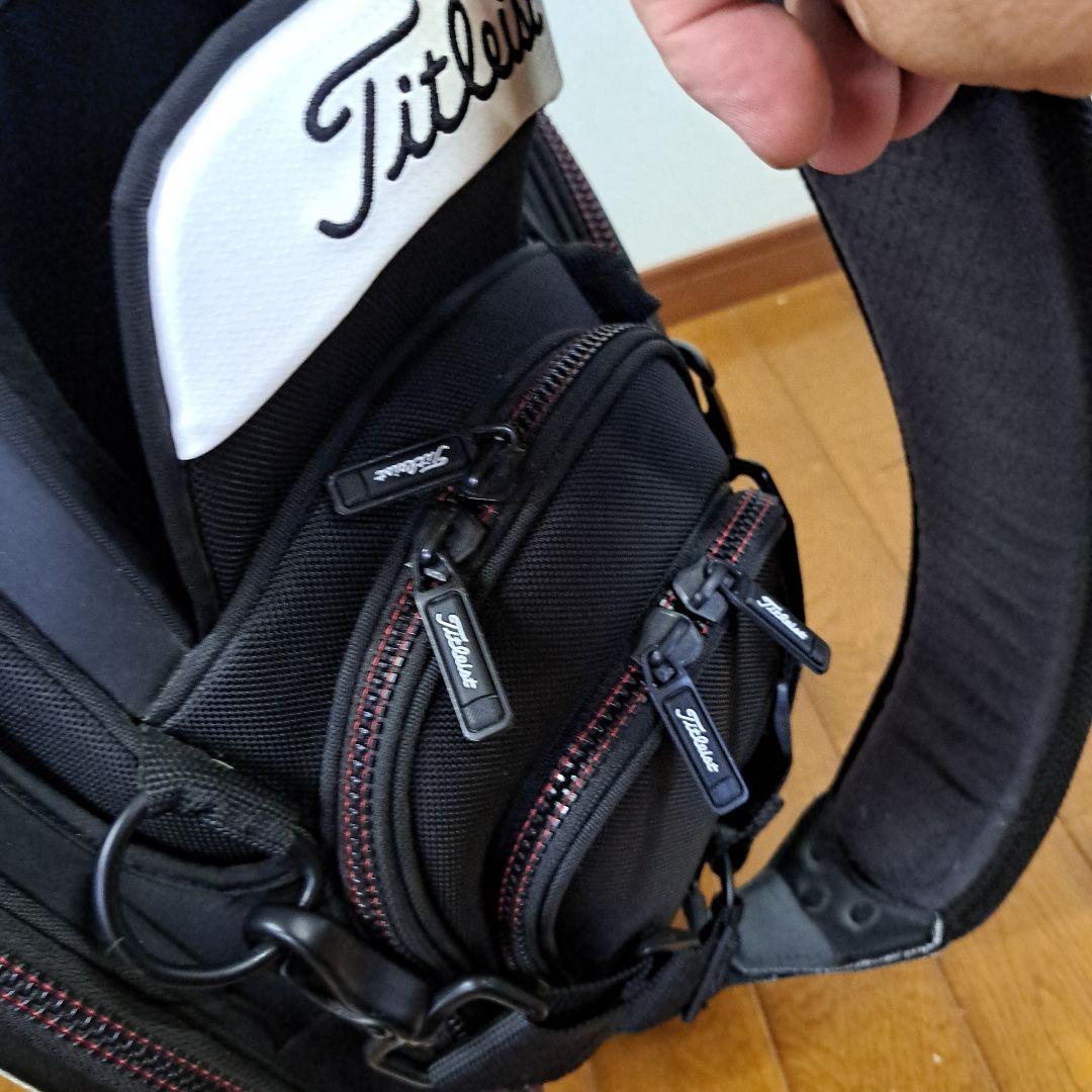 Titleist キャディバッグ 黒/白/赤