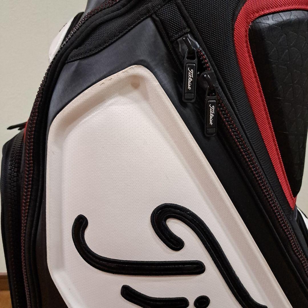 Titleist キャディバッグ 黒/白/赤