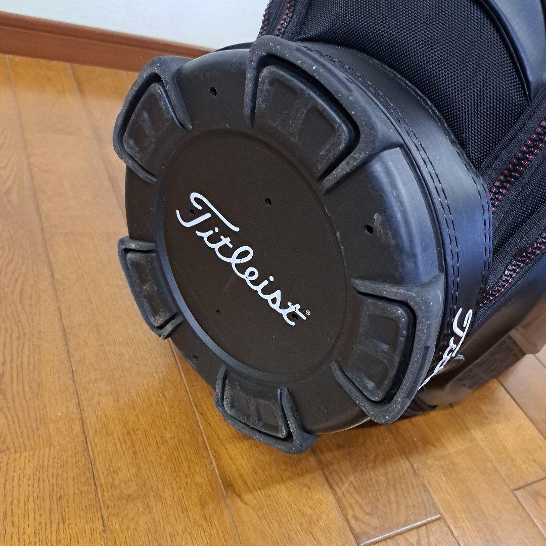 Titleist キャディバッグ 黒/白/赤