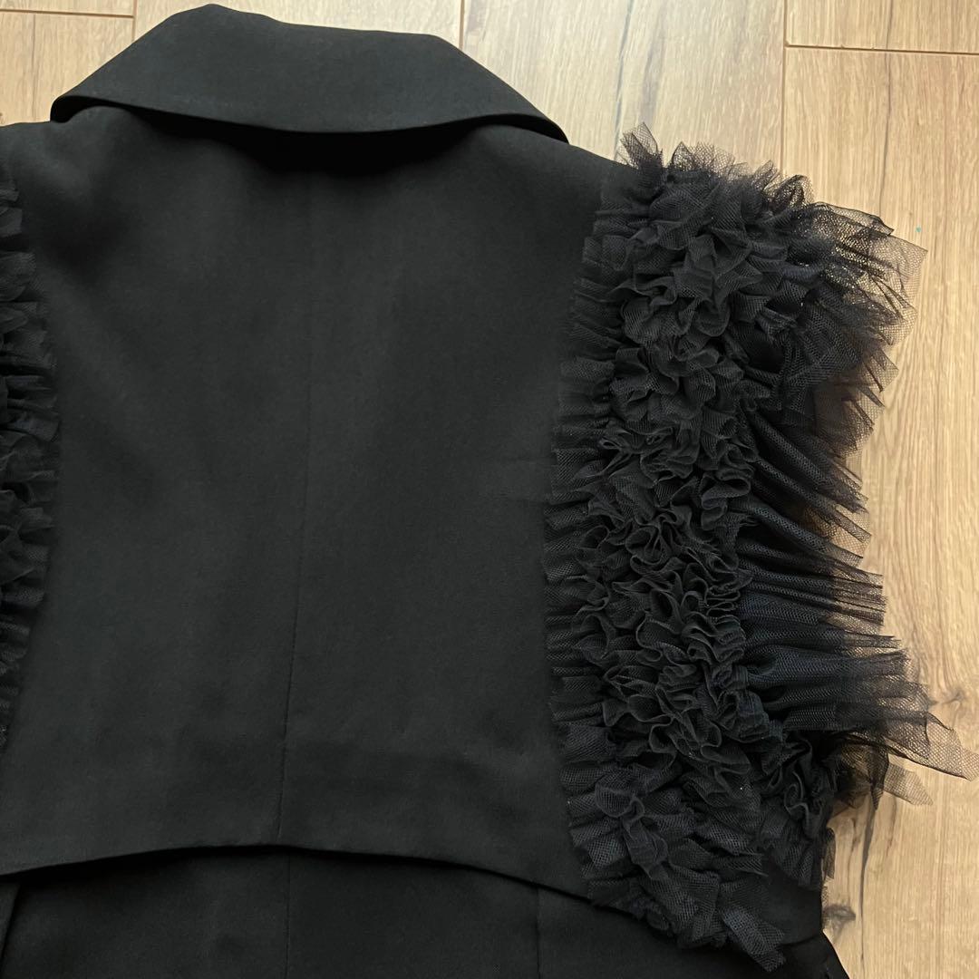 新品J1U LA BELLE ETUDE✸2WAYチュールノースリーブジャケット