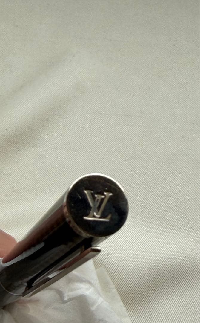 LOUIS VUITTON ダミエジェットラックボールペン ブラックXブラウン色