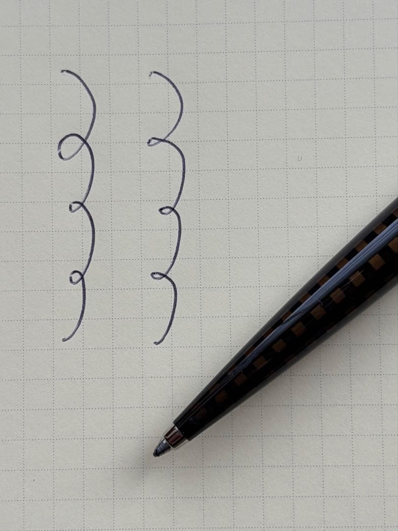 LOUIS VUITTON ダミエジェットラックボールペン ブラックXブラウン色