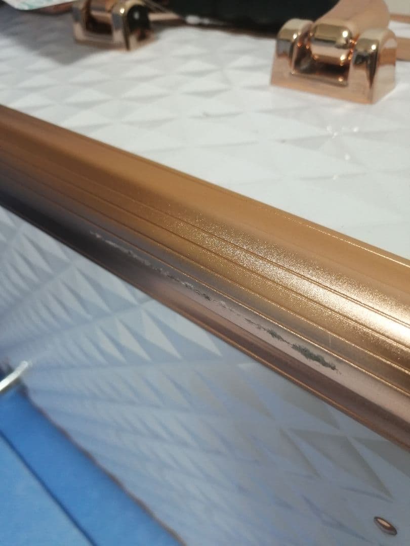 新品 訳あり コスメボックス ヴァリーズ トランク型 ドレッサー メイクボックス