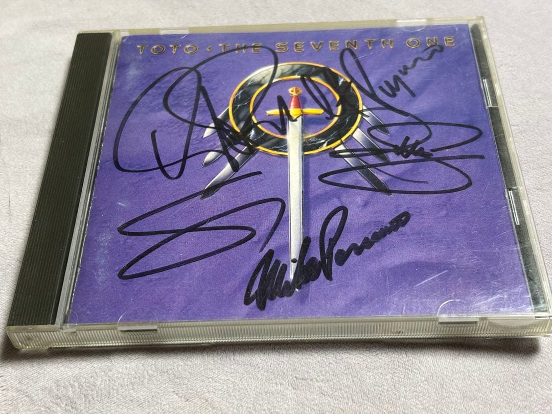 レア　toto 直筆サインCD the seventh one 第7の剣　トト