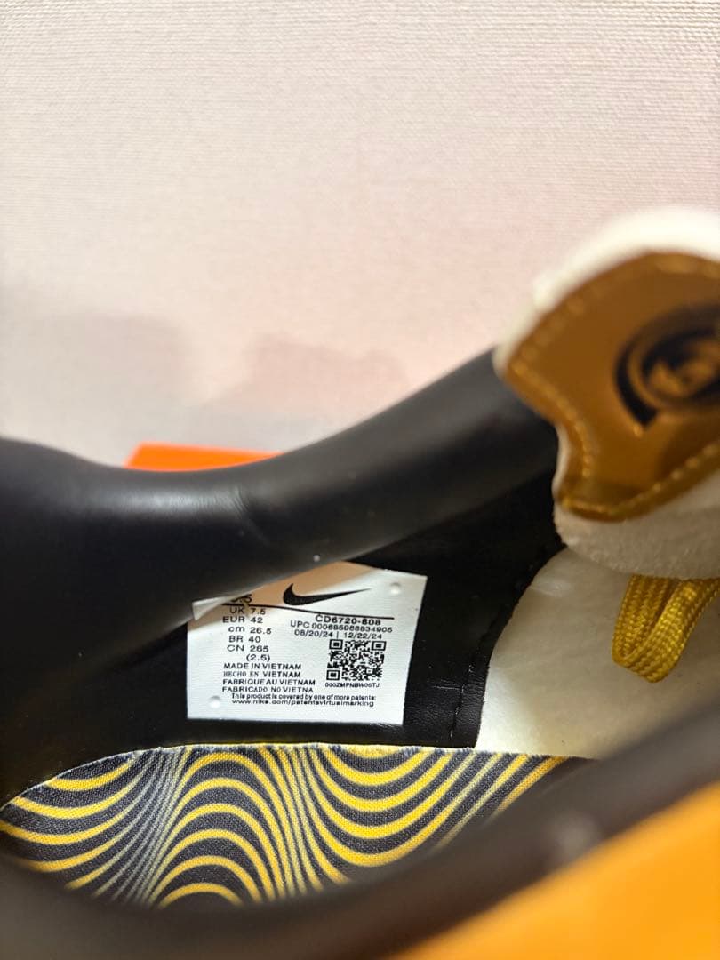 Mercurial Vapor 1 RGN復刻版 ゴールド【26.5cm】