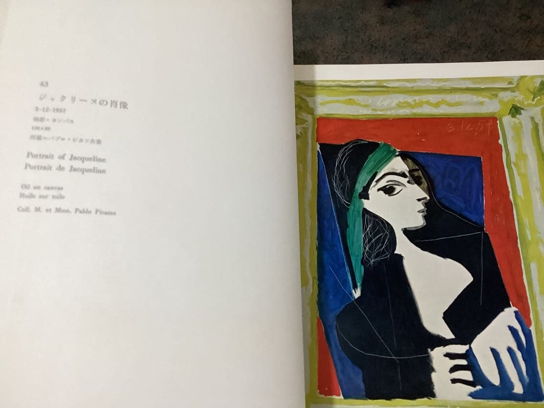パブロ・ピカソ アートブック 青赤表紙　1964年発行　三一書房　希少品