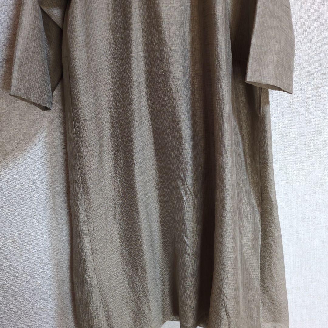 まるafa真砂三千代さんのシルクワンピース