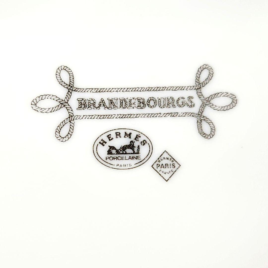 Y3484-2 エルメス ブランデンブルク スクエアプレート 箱付　　i