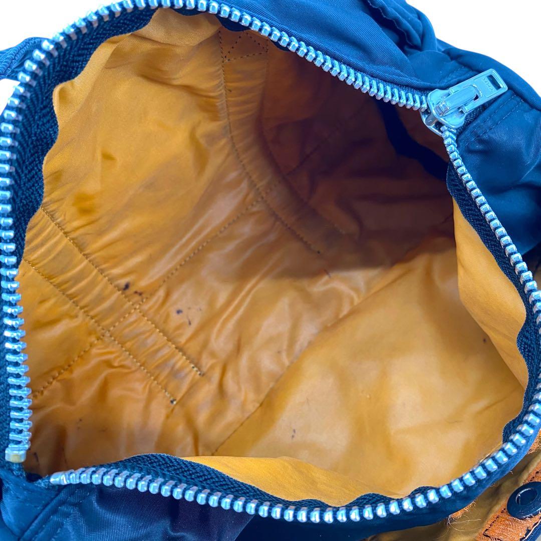 【良品】ポーター トートバッグ ミニボストン ダッフル ドラム タンカー 黒色