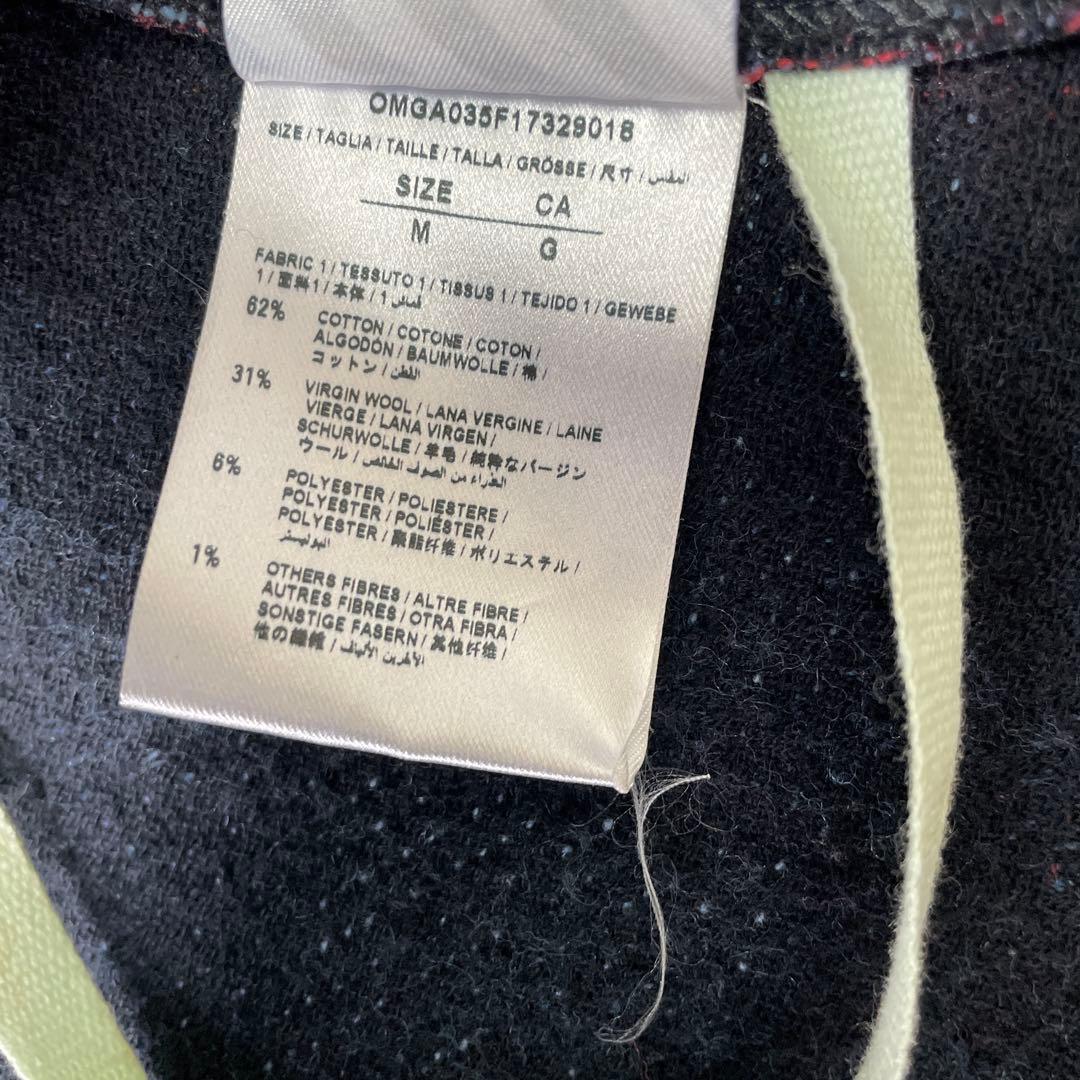 off-white オフホワイト　チェック柄ライトアウタージャケット　パーカー