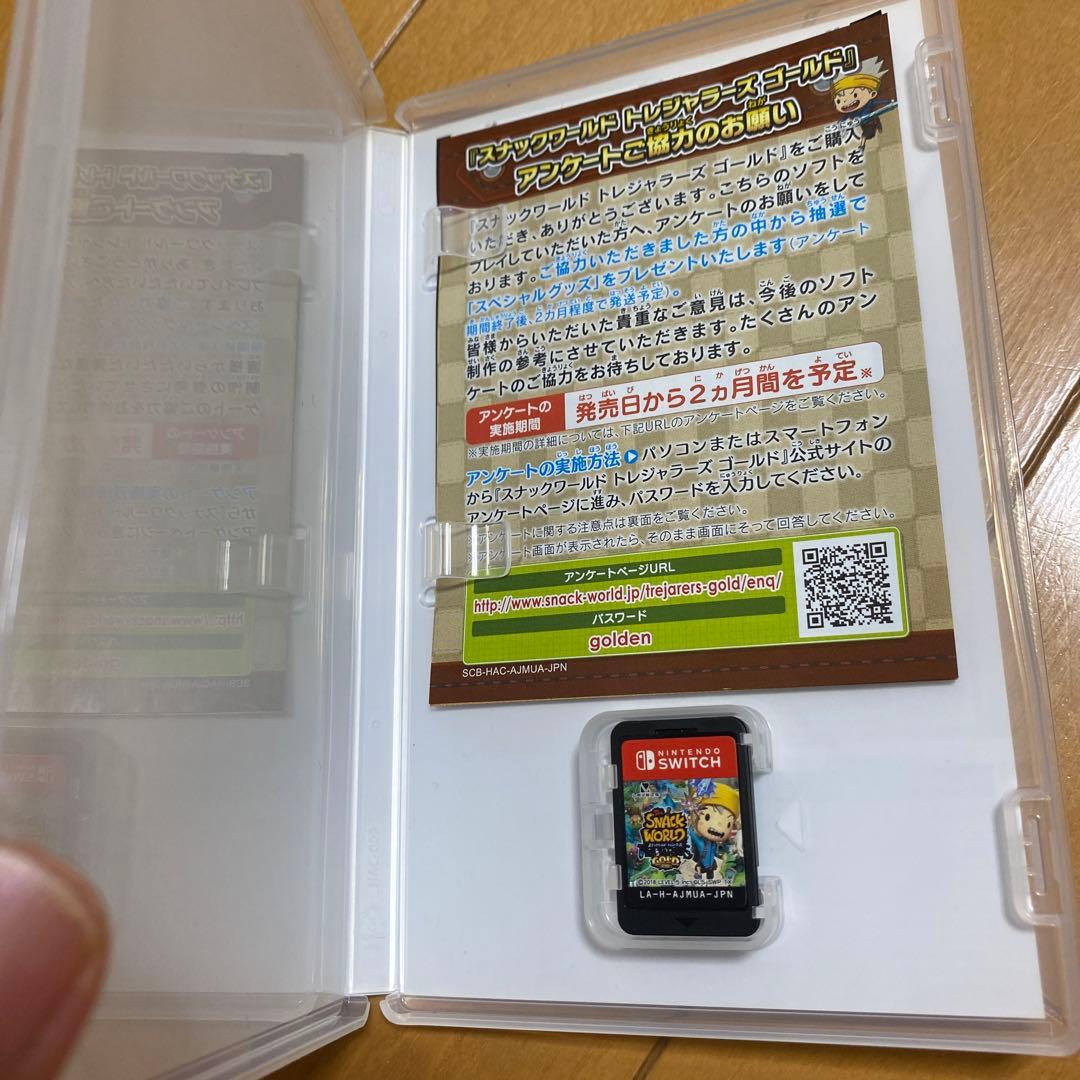 スナックワールド トレジャラーズ ゴールド　特典未開封