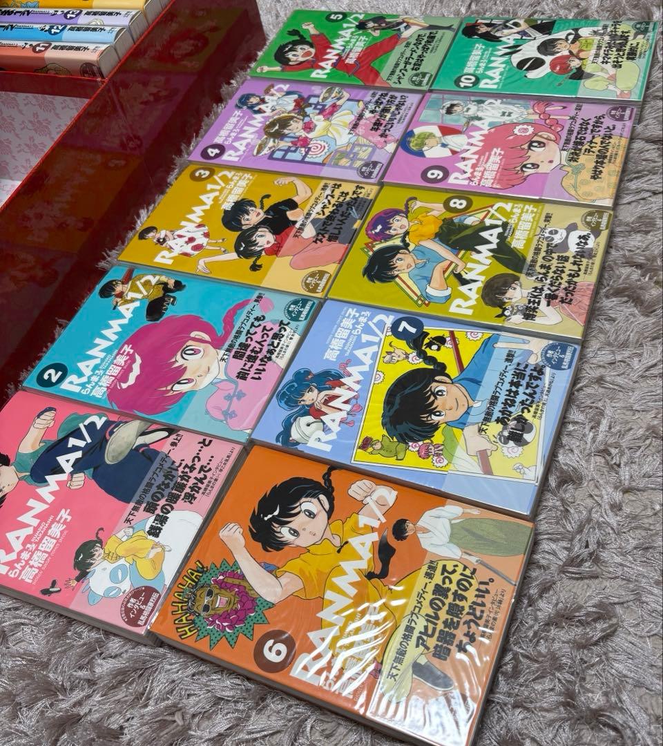 全巻初版帯付き らんま1/2 ワイド版 復刻版BOX 複製原画 セット