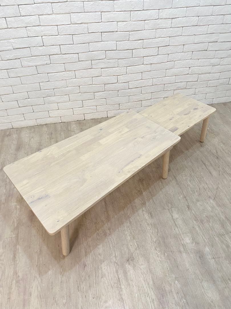 【東京都内23区配送無料】伸縮式　西海岸テーブル　コーヒー　リビング　センター