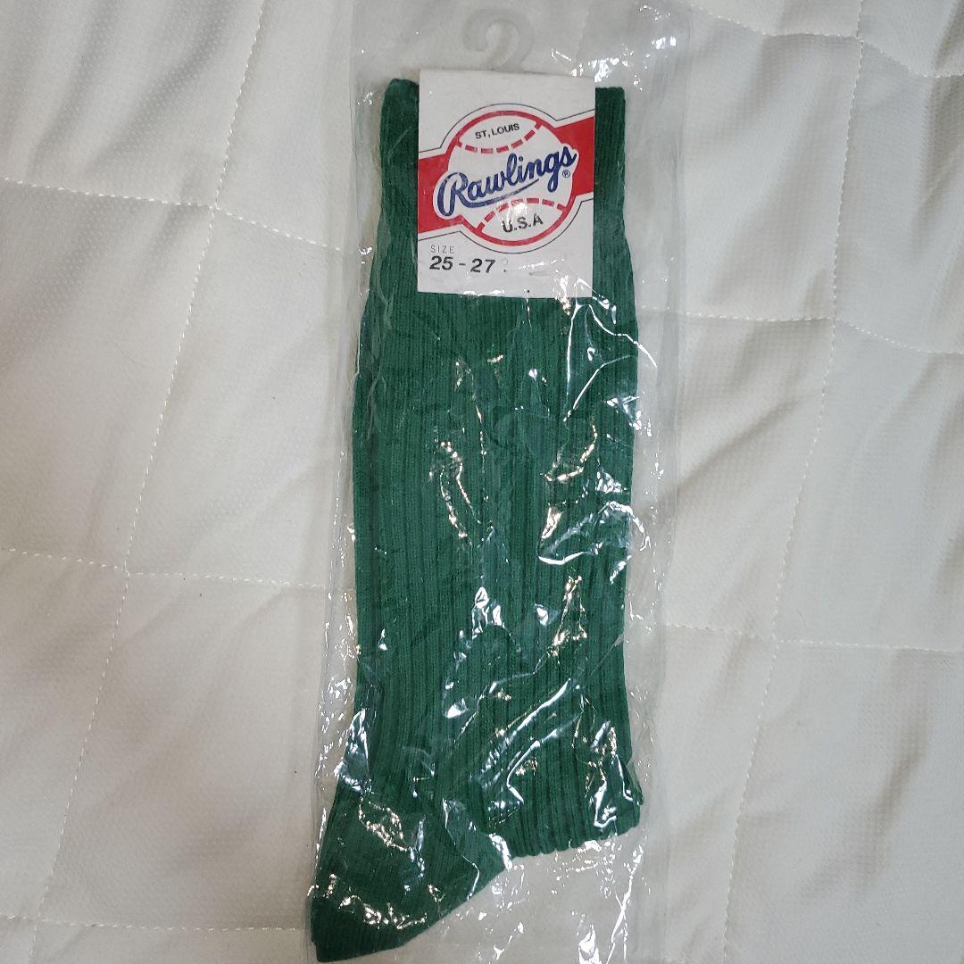超希少　ヴィンテージ　タグ付き未使用　Rawlings野球ソックス
